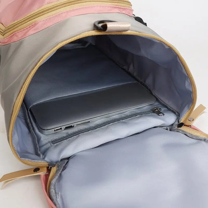 Gros plan sur le tissu oxford résistant du sac à dos