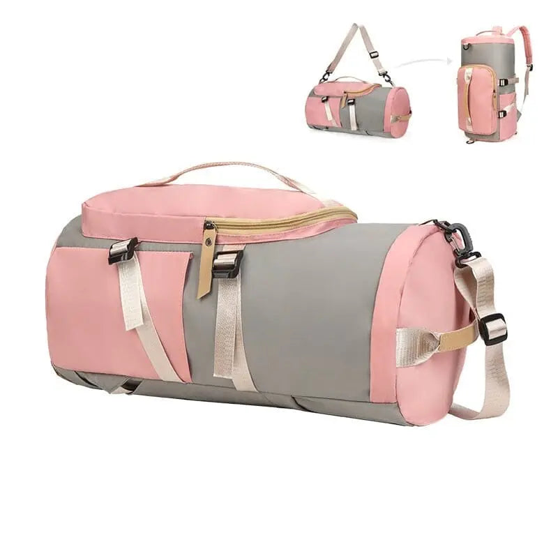 Sac à dos convertible avec compartiments multiples, vue de face