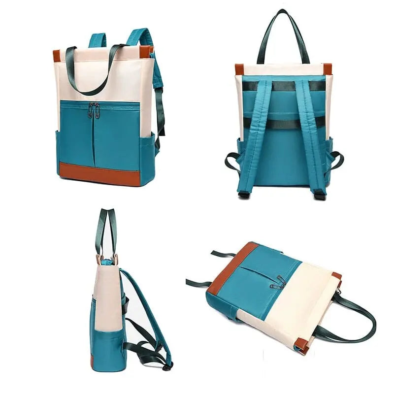 Intérieur du sac à dos montrant le compartiment ordinateur