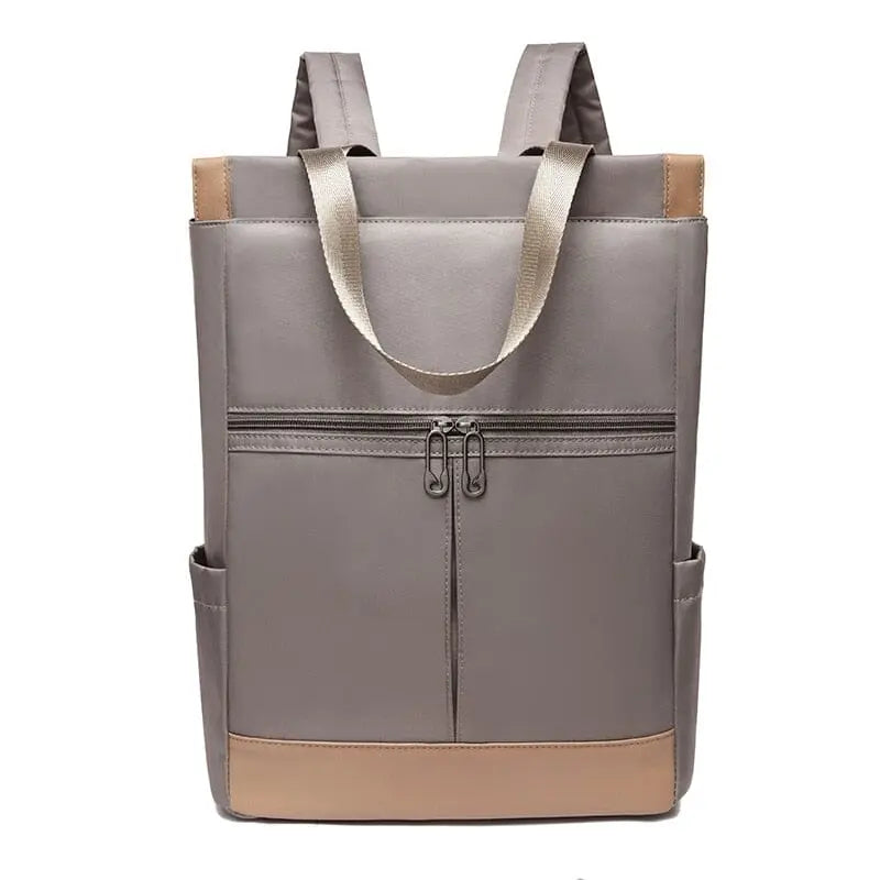 Sac à dos gris avec design moderne et élégant