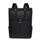 Vue de face du sac à dos noir pour femme