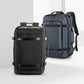 Sac à dos homme noir avec multiples compartiments