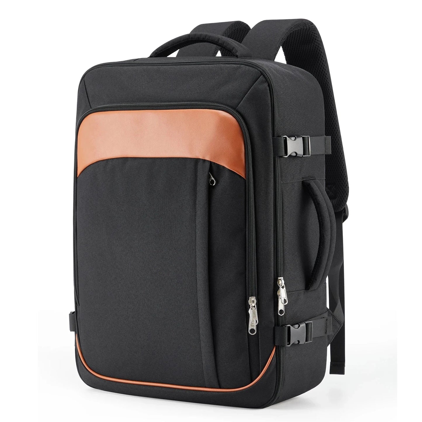 Sac à dos noir avec bretelles rembourrées