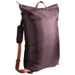 Sac à dos marron en nylon, idéal pour le linge sale