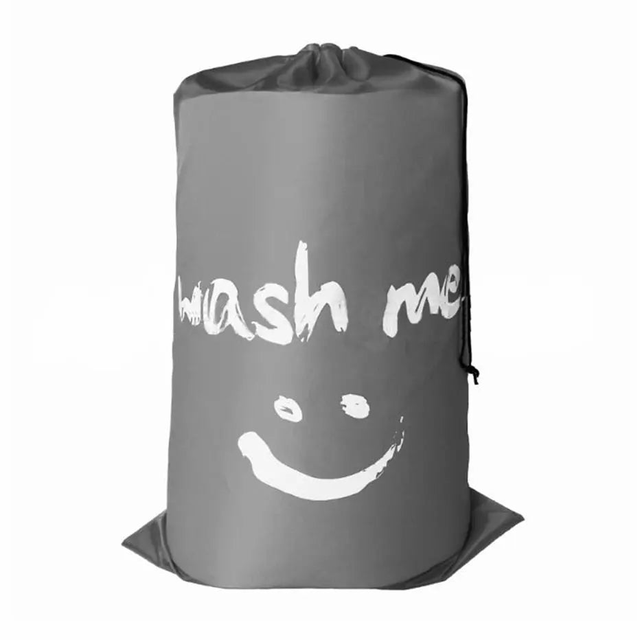 Sac de voyage noir pour linge sale en nylon