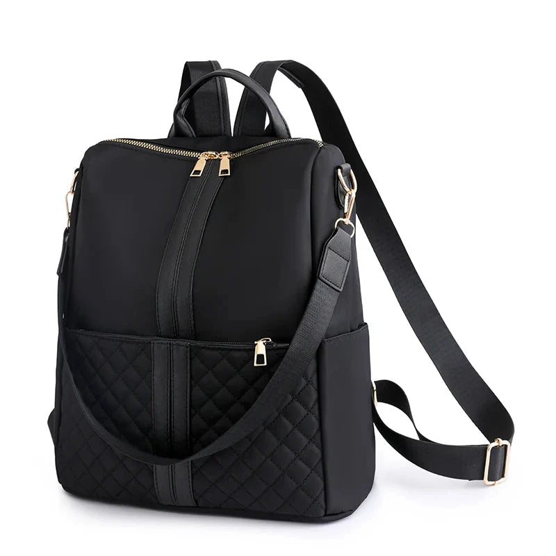 Sac à main transformé en sac à dos, détails des bretelles
