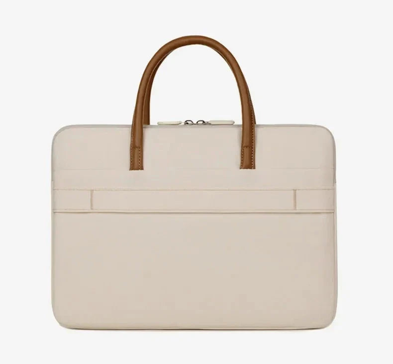 Détail du matériau polyester du sac à main pour ordinateur