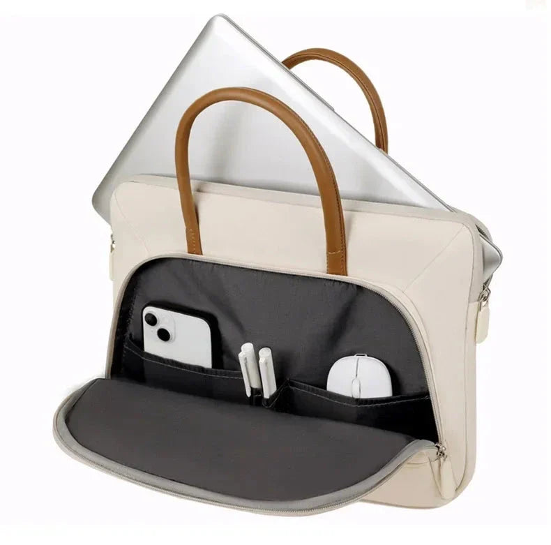 Sac à main élégant pour ordinateur avec plusieurs compartiments