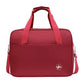 Sac de voyage rouge avec sangle pour valise