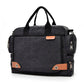 Sac bandoulière en toile noire avec design élégant