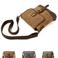 Sac bandoulière vintage en toile avec poches avant