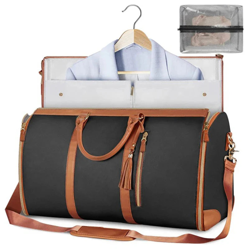 Sac noir élégant pour déplacements professionnels et personnels