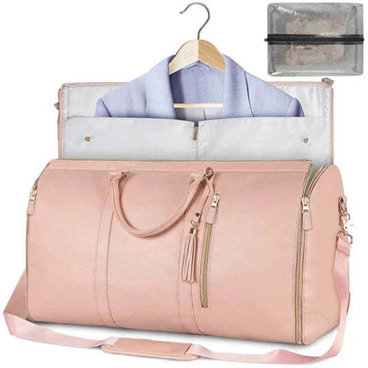 Sac rose chic pour femme, idéal pour week-end