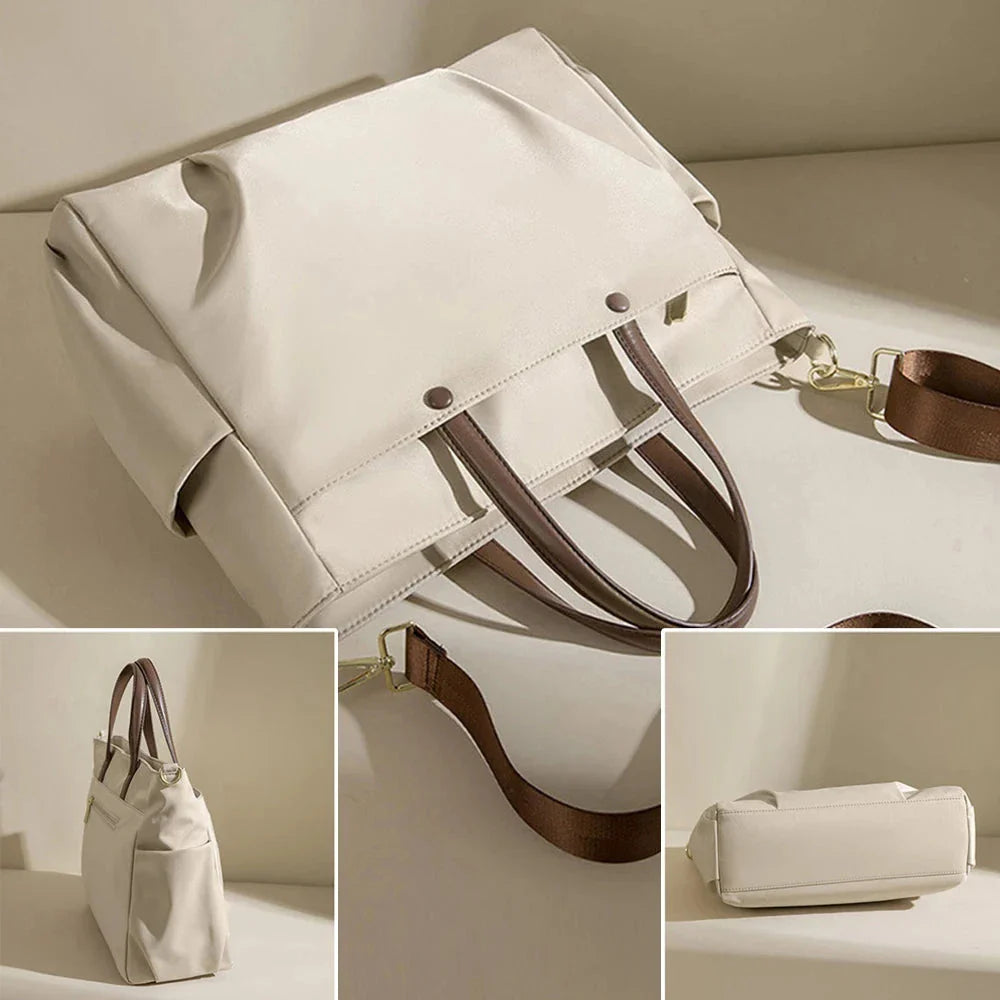 Sac cabas porté à l'épaule, style élégant et pratique