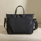 Sac cabas noir pour ordinateur 15 pouces, allure professionnelle