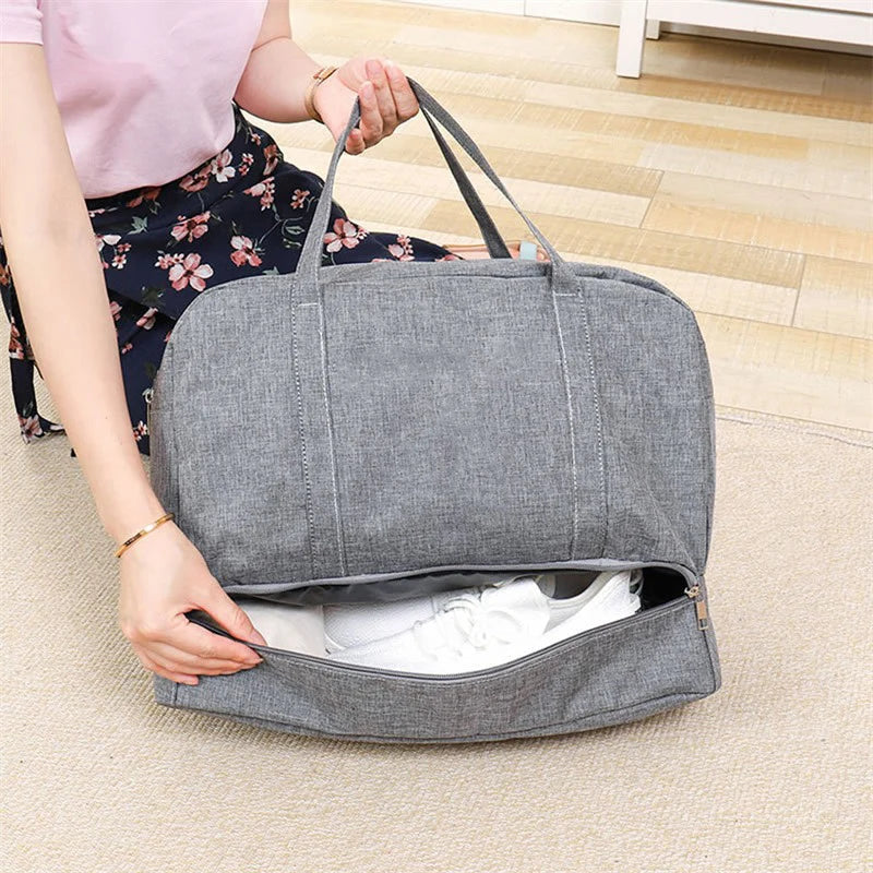 Vue de côté d'un sac cabine pratique et chic