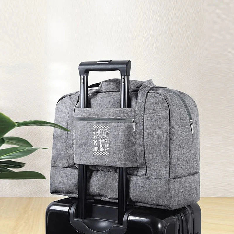 Sac cabine gris taille S, design moderne et sobre