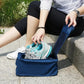 Housse de rangement compacte pour chaussures, vue de côté