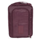 Sac à chaussures rouge bordeaux, parfait pour le voyage