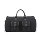 Sac costume homme ouvert, compartiment costume visible