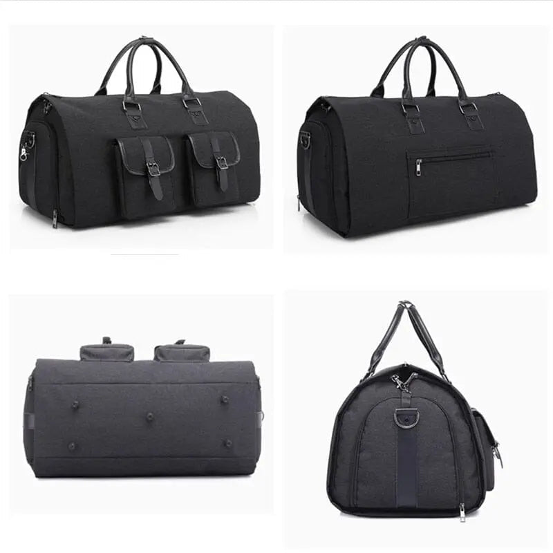 Sac costume homme fermé, poche principale en évidence