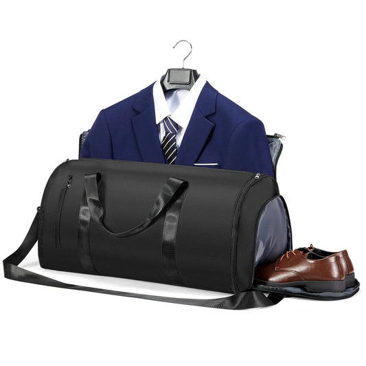 Sac noir élégant avec design moderne et fonctionnel