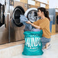 Vue de côté d'un sac à linge de grande capacité