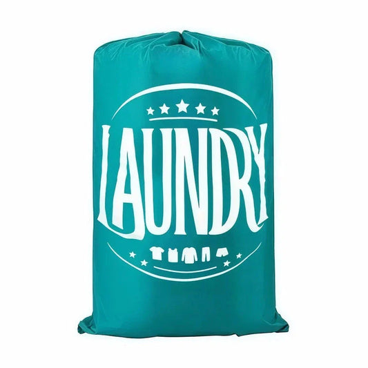 Sac vert en nylon pour organiser vêtements sales