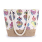 Motif coloré d'ananas sur le sac en coton