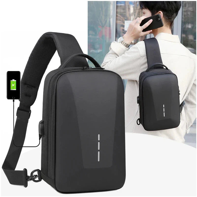 Sac porté en bandoulière, idéal pour la mobilité