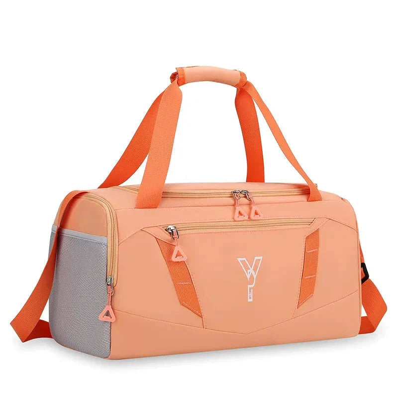 Sac de sport femme en coloris orange vif