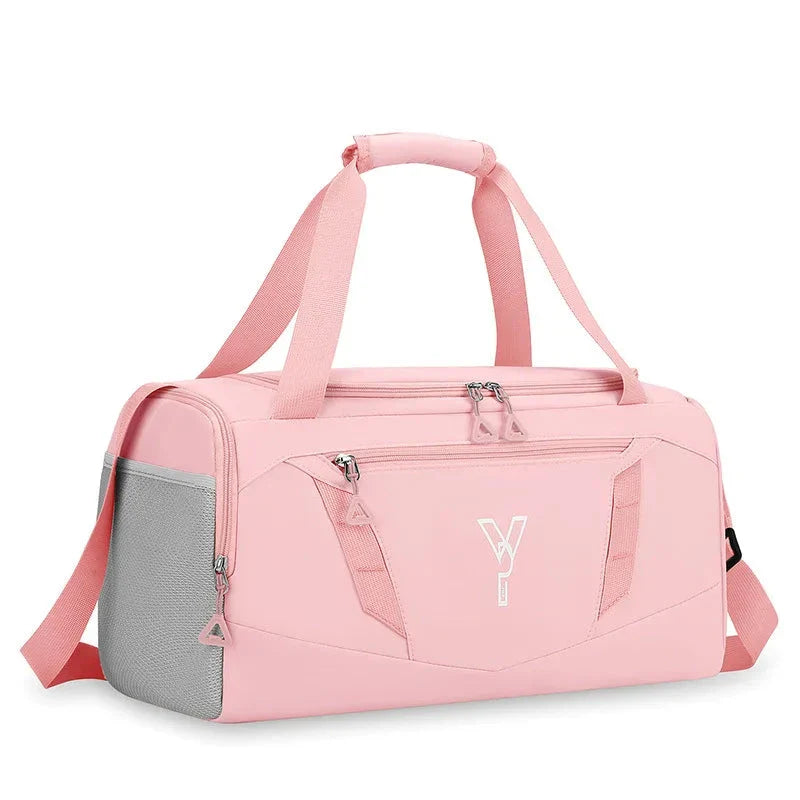 Sac de sport femme en rose, parfait pour le fitness