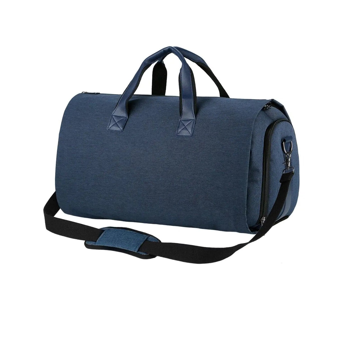 Sac bleu avec compartiment pour costume et chaussures