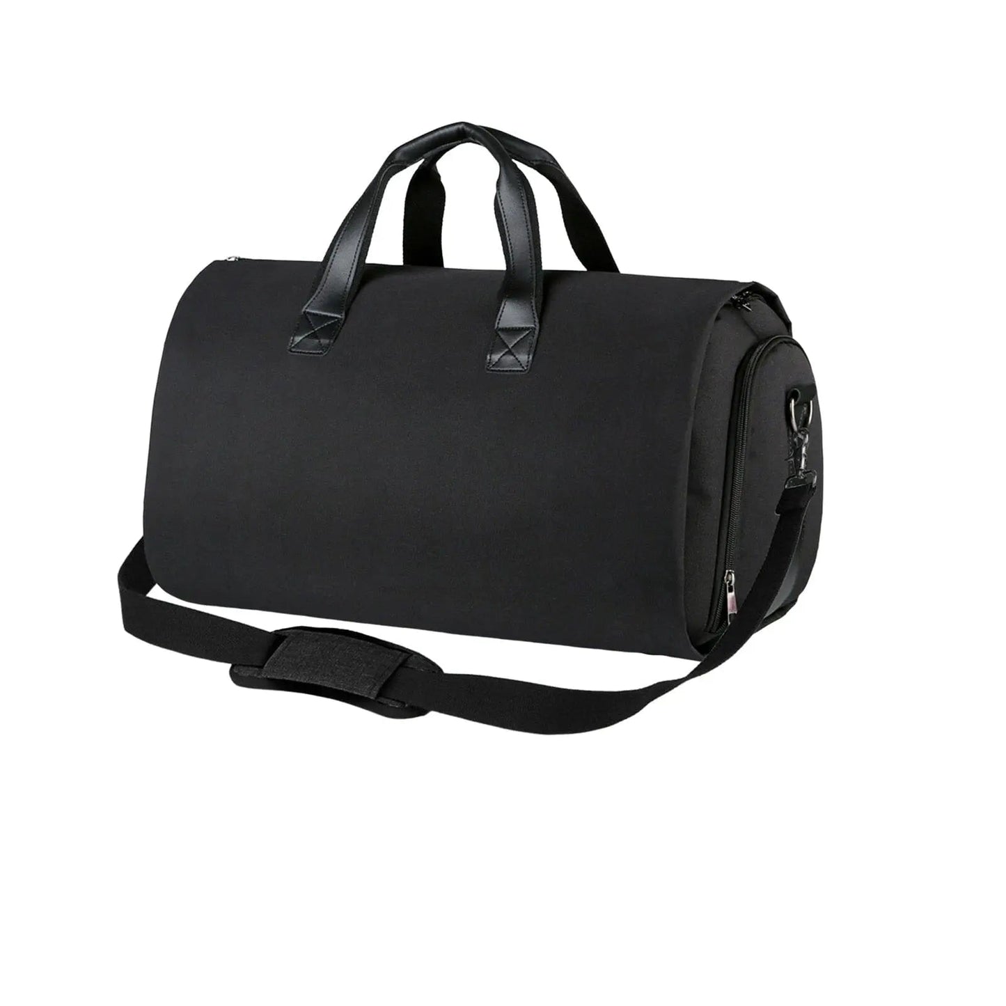 Sac noir élégant avec bandoulière détachable