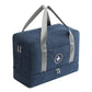 Sac bleu marine avec sangle arrière et poches multiples