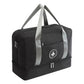 Sac noir élégant avec compartiment séparé pour chaussures