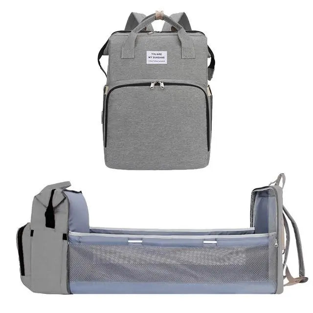 Sac de voyage attaché à une poussette avec sangles incluses