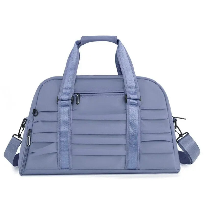 Sac de voyage bleu, parfait pour cabine d'avion