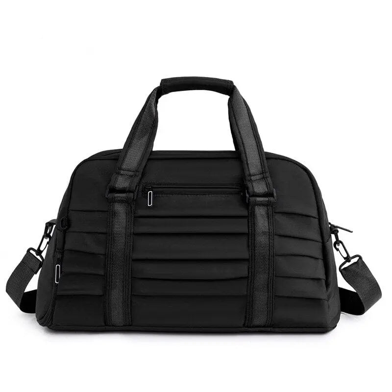 Sac de voyage noir, style classique et polyvalent