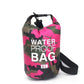 Sac étanche camouflage rose 5L pour sports nautiques