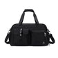 Version noire du sac de voyage montrant sa polyvalence
