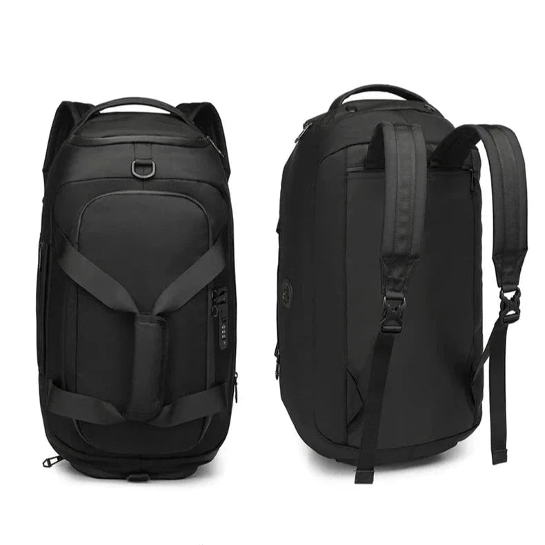 Compartiments internes du sac montrant l'organisation possible