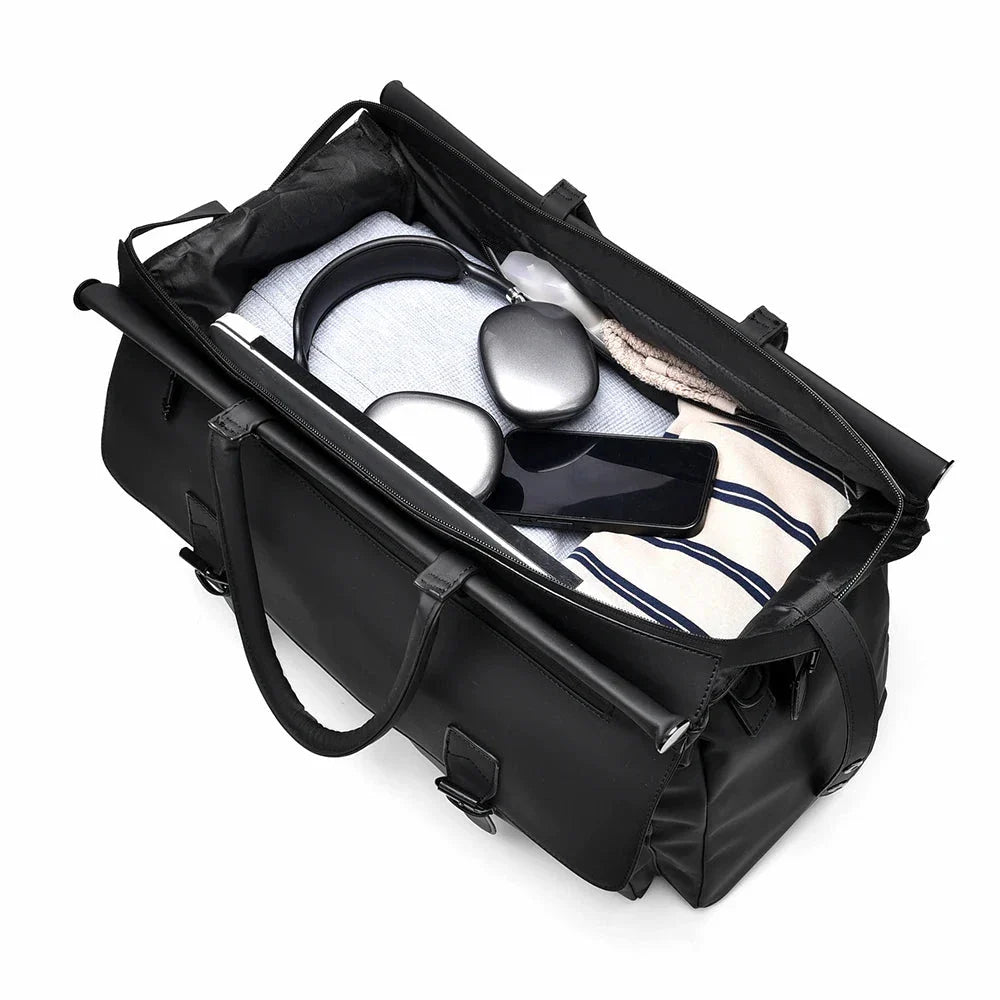 Sac de voyage homme avec compartiment ordinateur visible