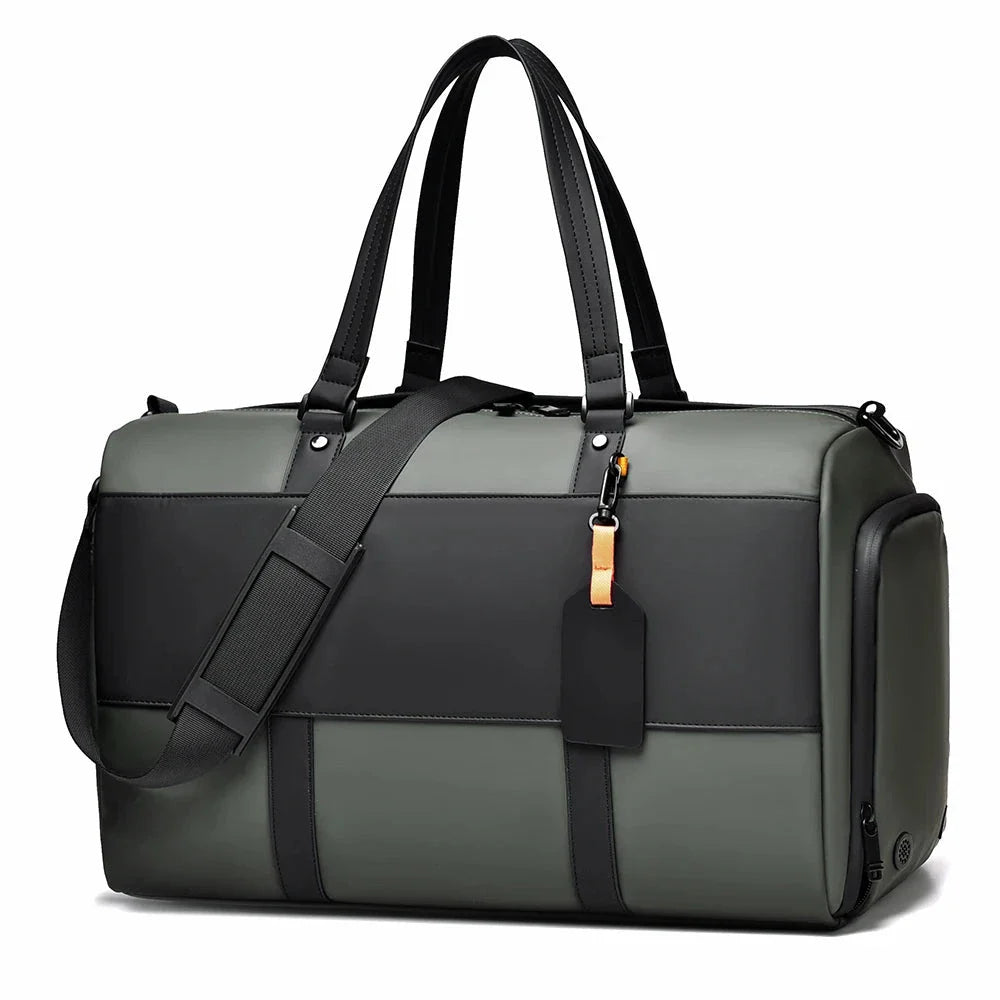 Sac vert offrant une capacité de rangement généreuse