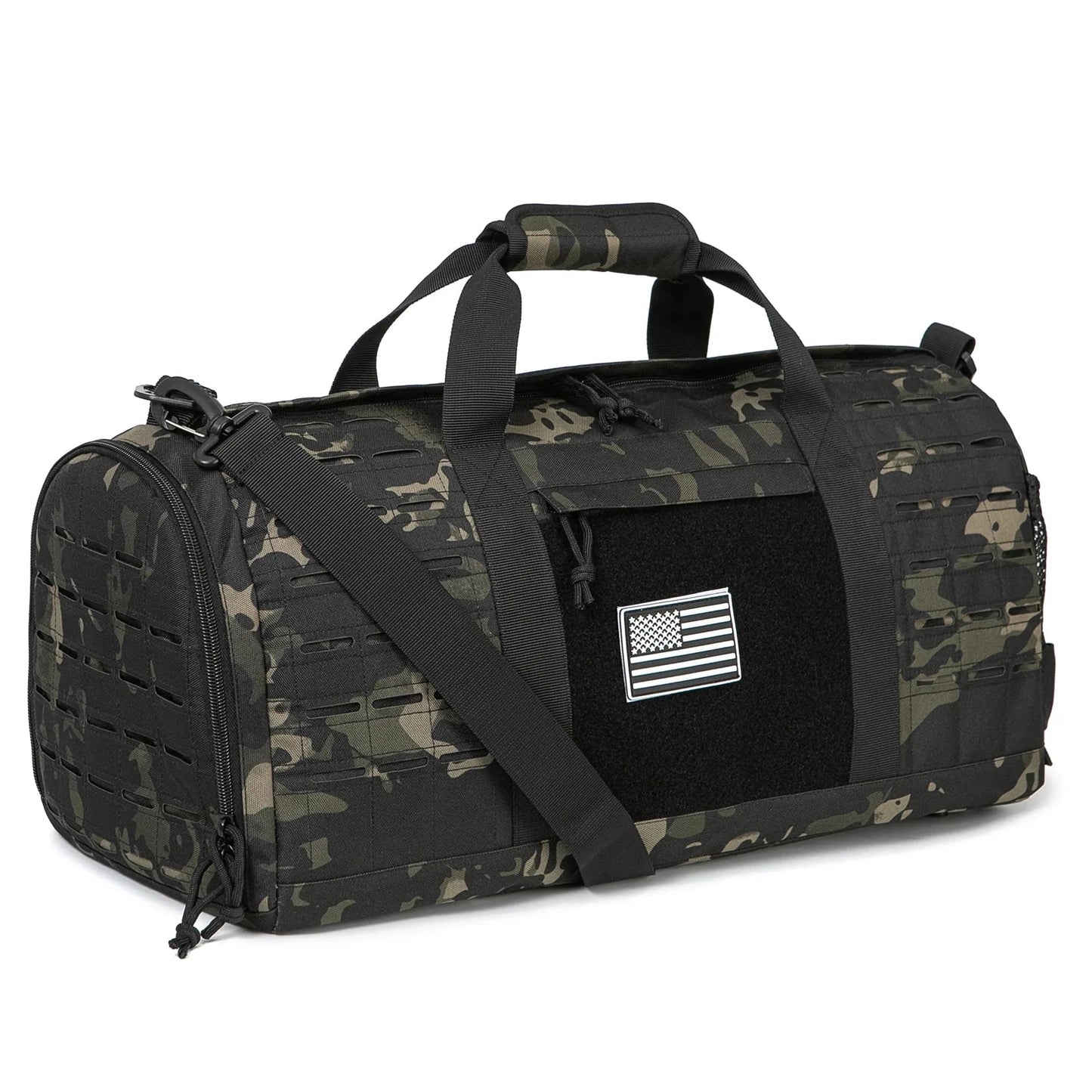 Motif camouflage du sac militaire 40L, idéal pour les aventures en plein air
