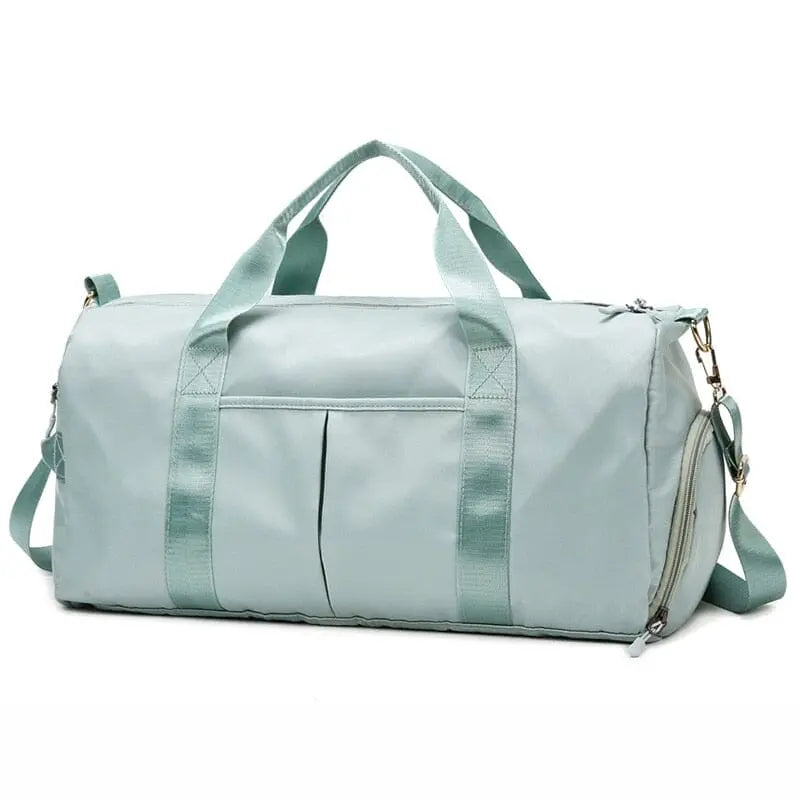 Sac vert avec poignées et sangle ajustable