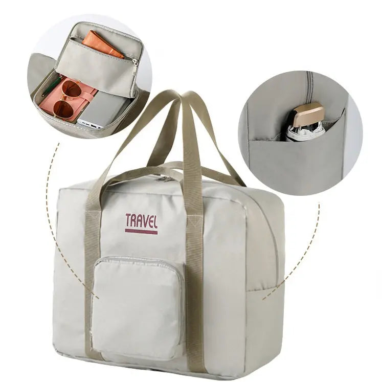Sac de voyage plié, compact et facile à ranger