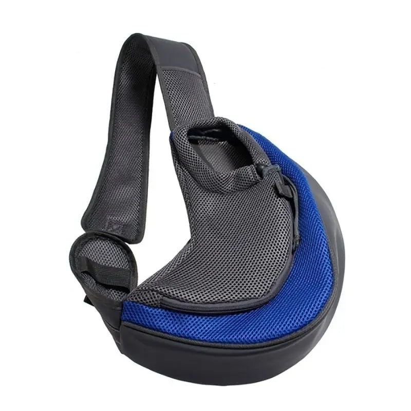 Sac de transport bleu marine pour chien, taille S, en nylon