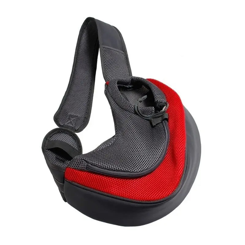 Sac rouge pour chien de petite taille, tissu respirant