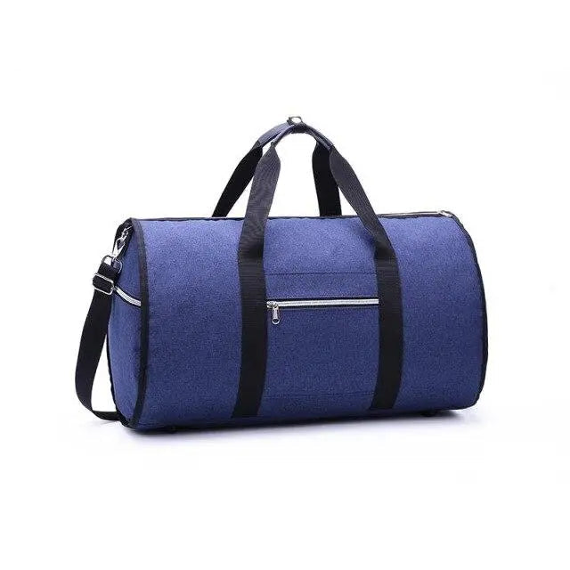 Sac de voyage bleu avec grande capacité de rangement